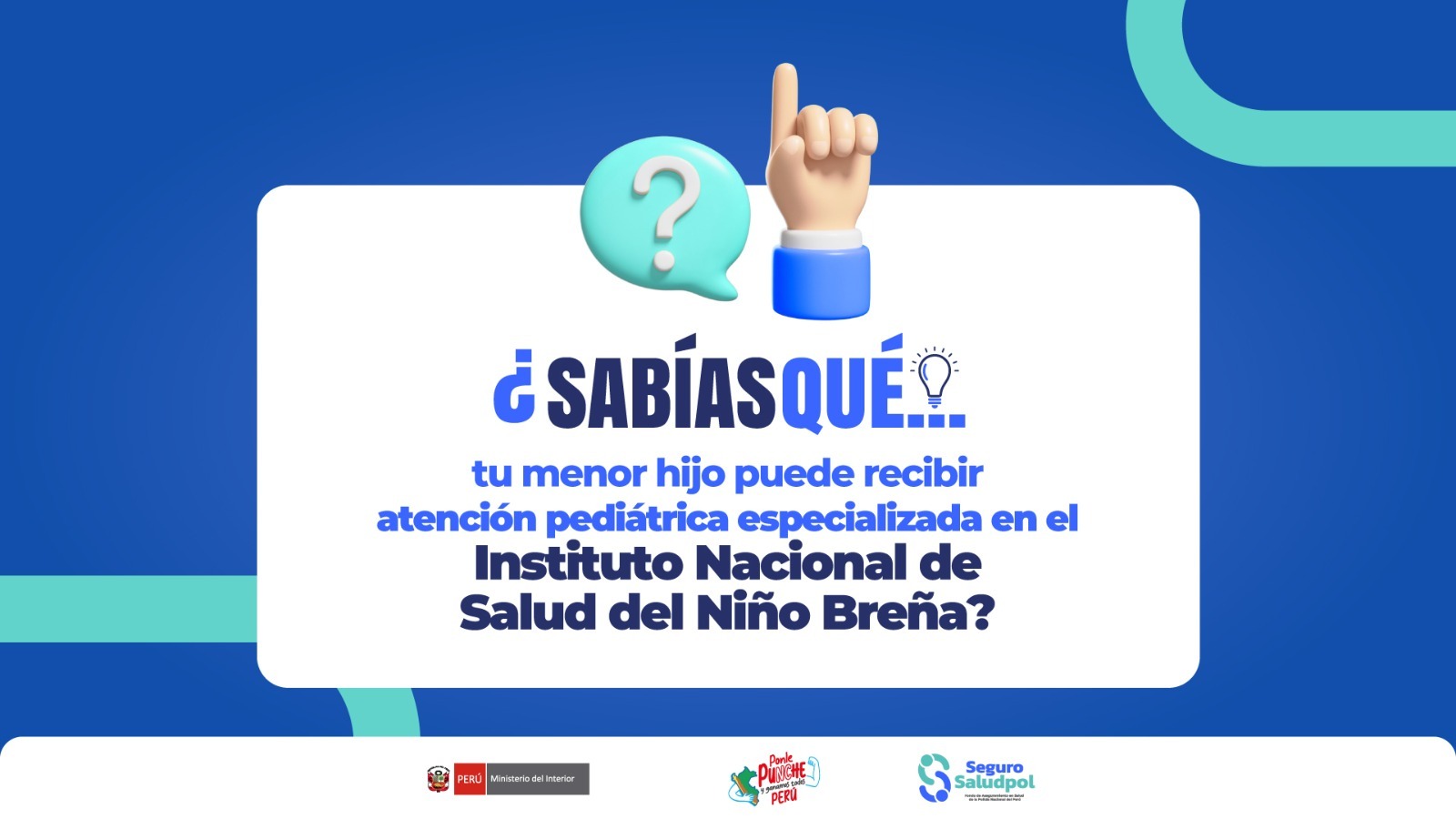 Atención pediátrica especializada para derechohabientes menores de 18 años