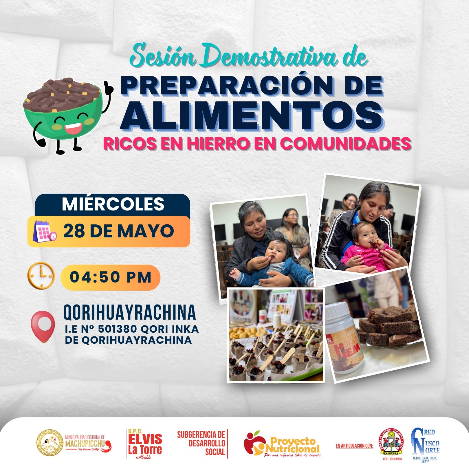 ¡El Proyecto Nutricional también llega a las comunidades!