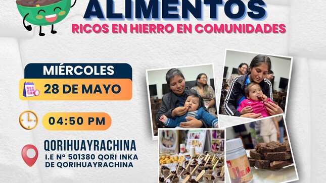 ¡El Proyecto Nutricional también llega a las comunidades!