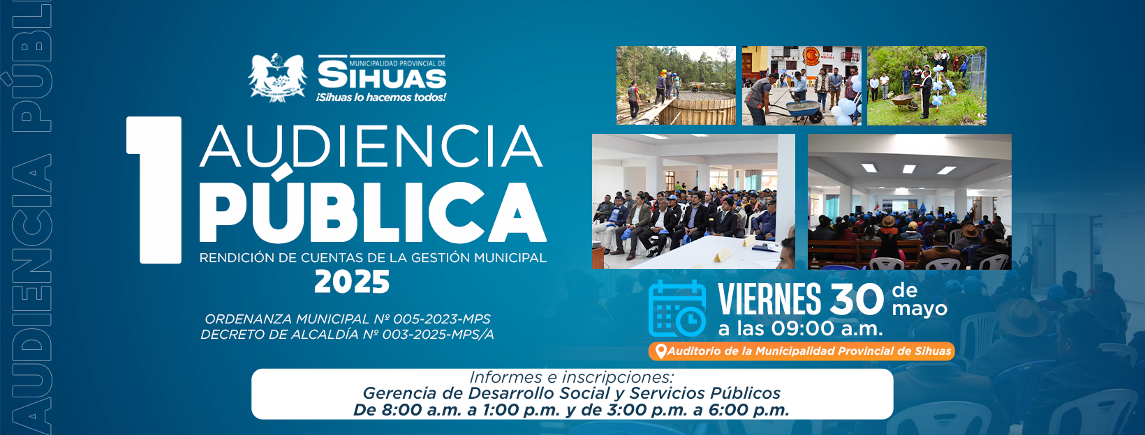💠 PRIMERA AUDIENCIA PÚBLICA DE RENDICIÓN DE CUENTAS 2025 👏