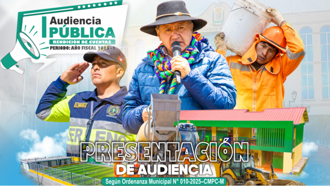 I Audiencia Pública de Rendición de Cuentas 2025