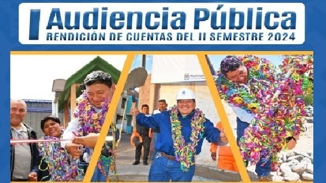 I Audiencia Publica de Rendicion de Cuentas del Segundo Semestre del 2024