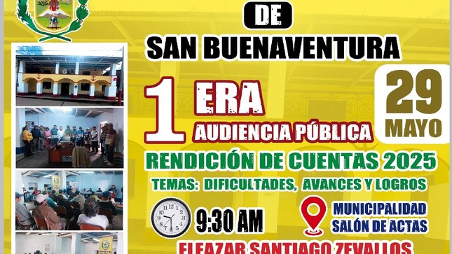 Primera audiencia publica de rendicion de cuentas -2025