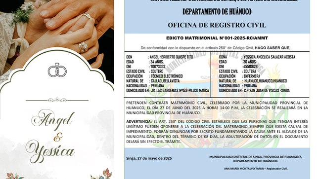 Edicto Matrimonial