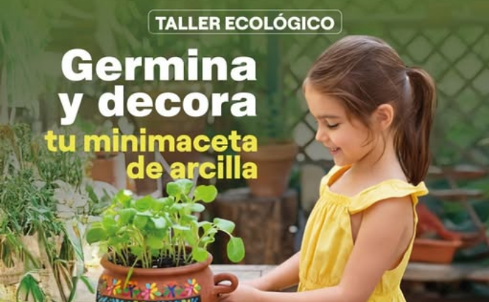 Taller para niños: “Germina y decora tu minimaceta de arcilla”