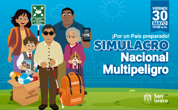 Simulacro Nacional Multipeligro - "Por un país preparado" | Mayo 30 - 10 a.m.