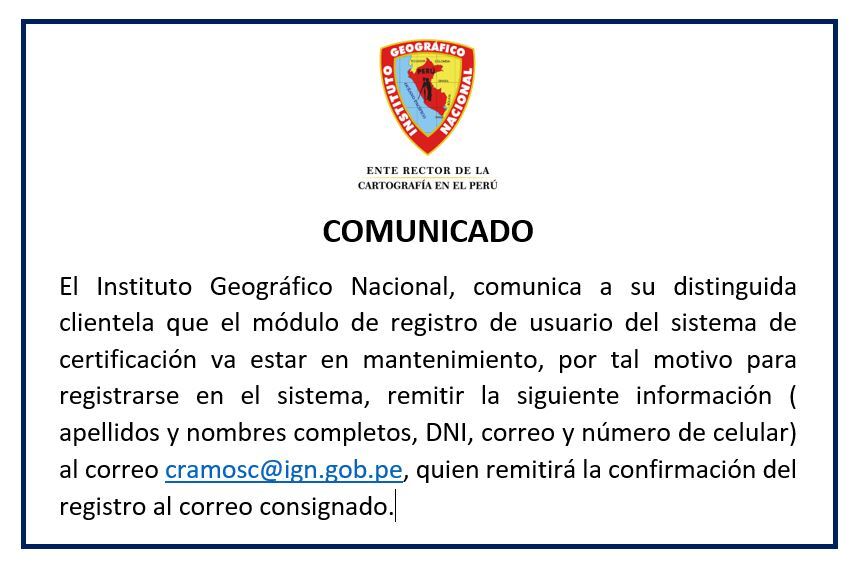Comunicado