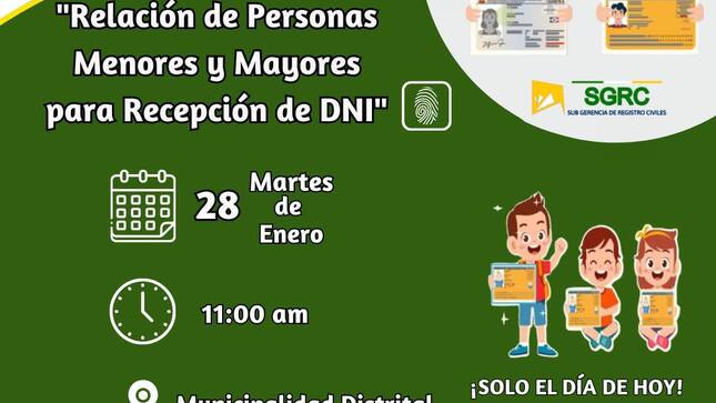 Entrega de DNI Tramitados en Campañas Anteriores