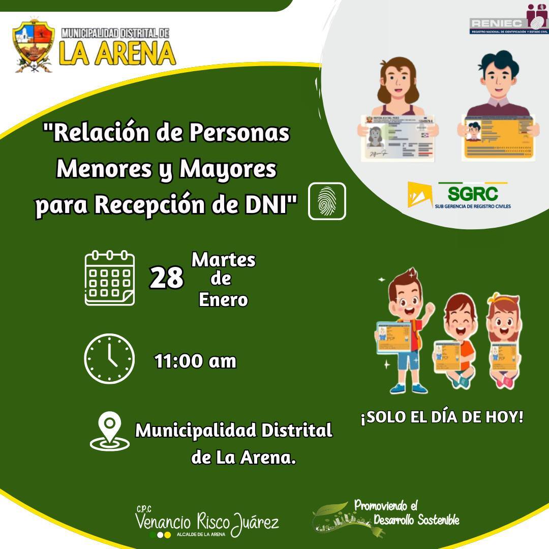 Entrega de DNI Tramitados en Campañas Anteriores