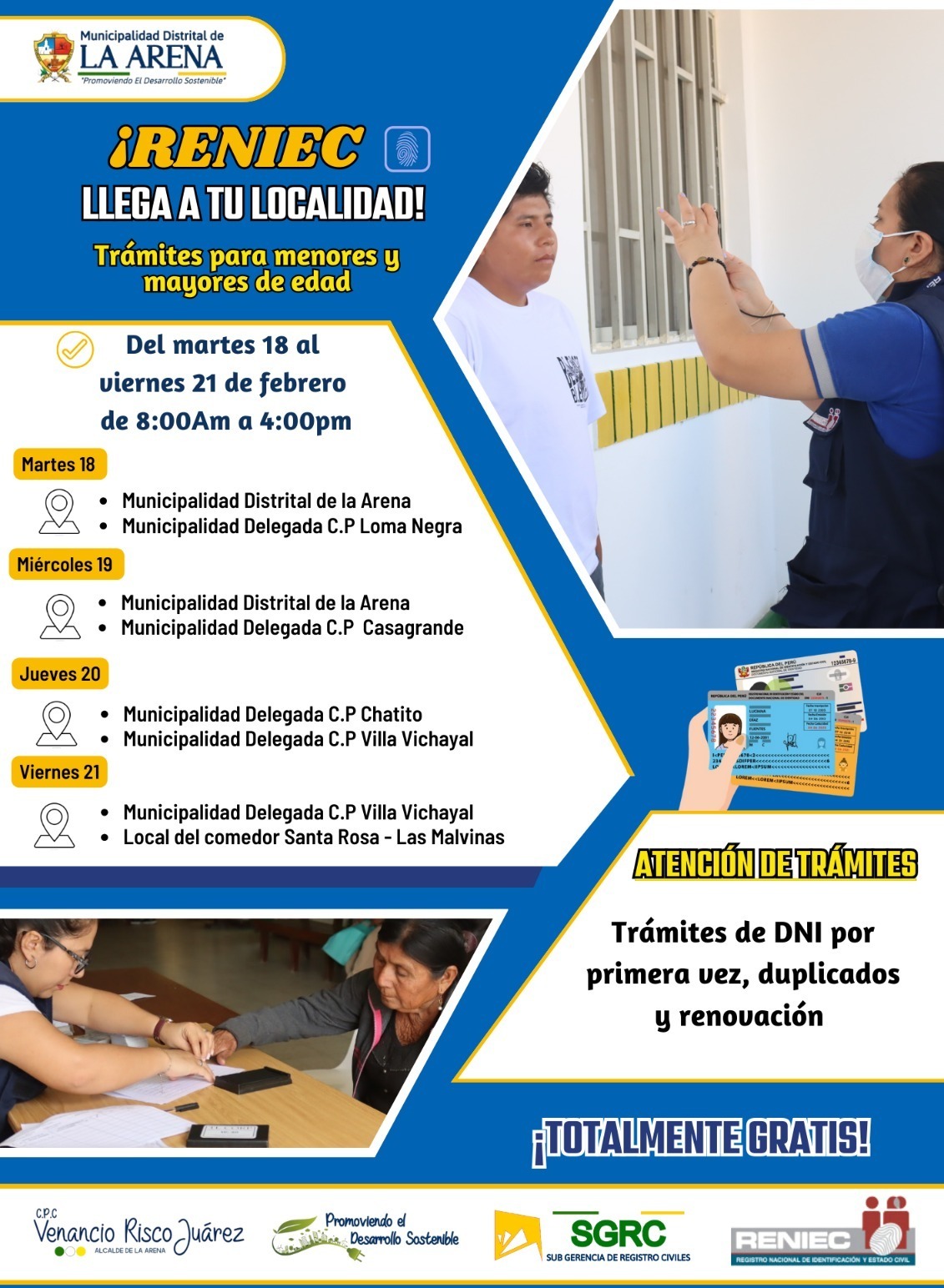 RENIEC – PIURA Llega a tu Localidad