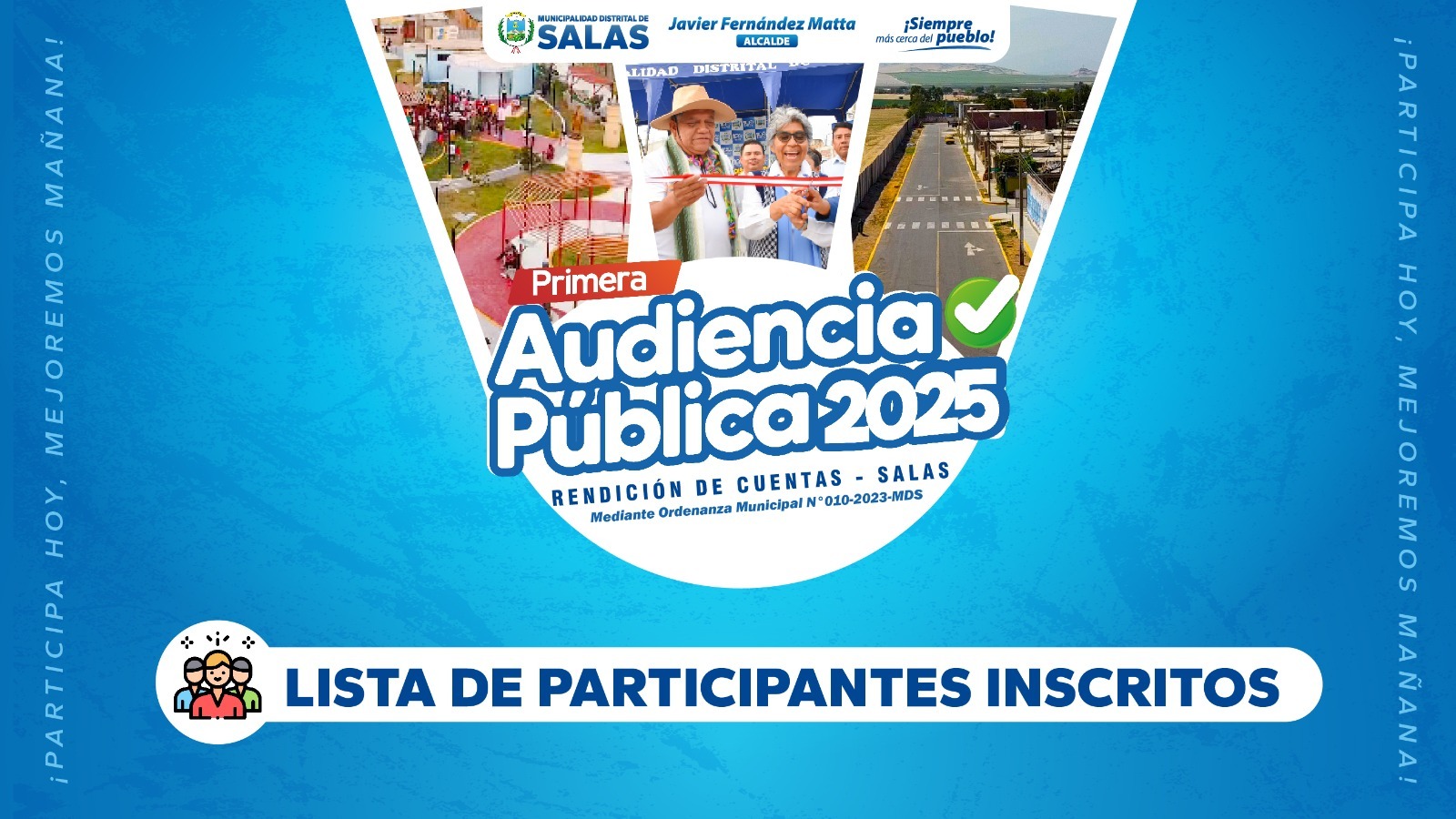 Relación de Participantes Inscritos a la I AUDIENCIA PÚBLICA 2025