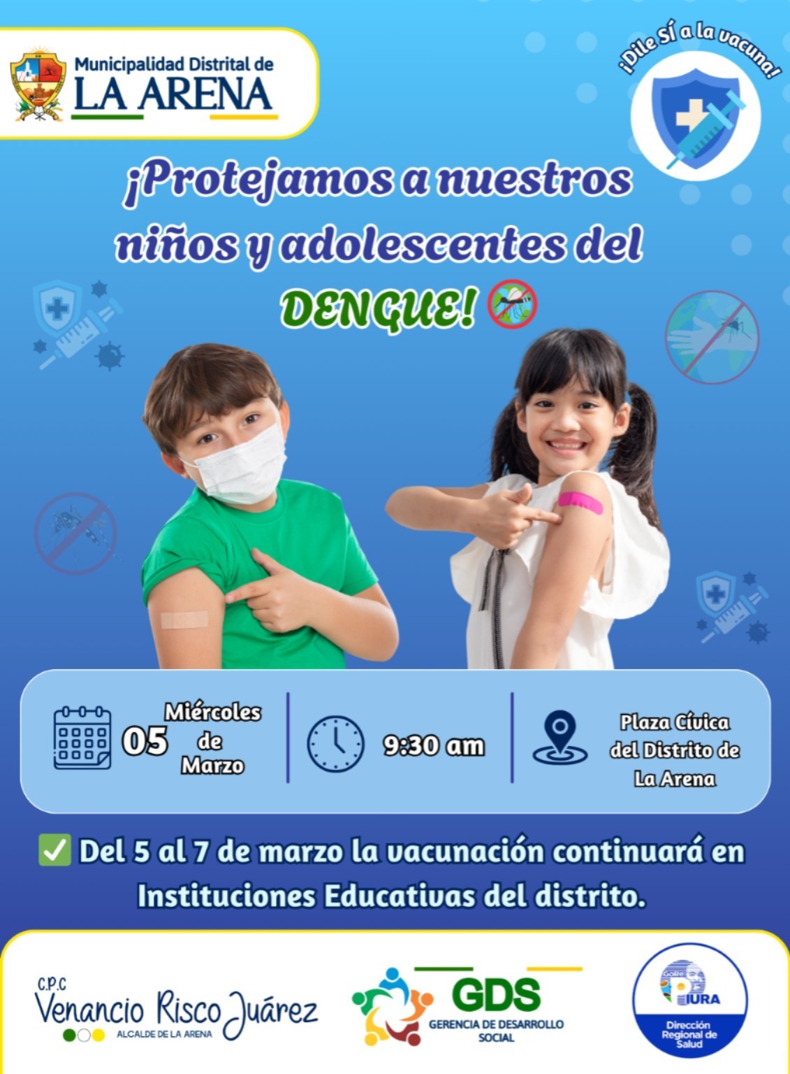 Gran Lanzamiento de la Vacunación contra el Dengue