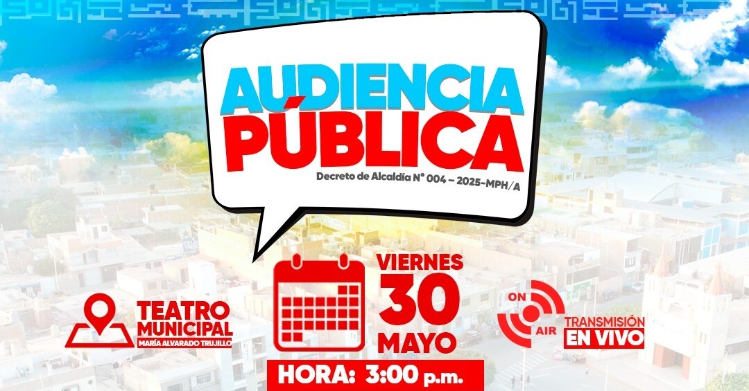 AUDIENCIA PUBLICA - MUNICIPALIDAD PROVINCIAL DE HUARMEY