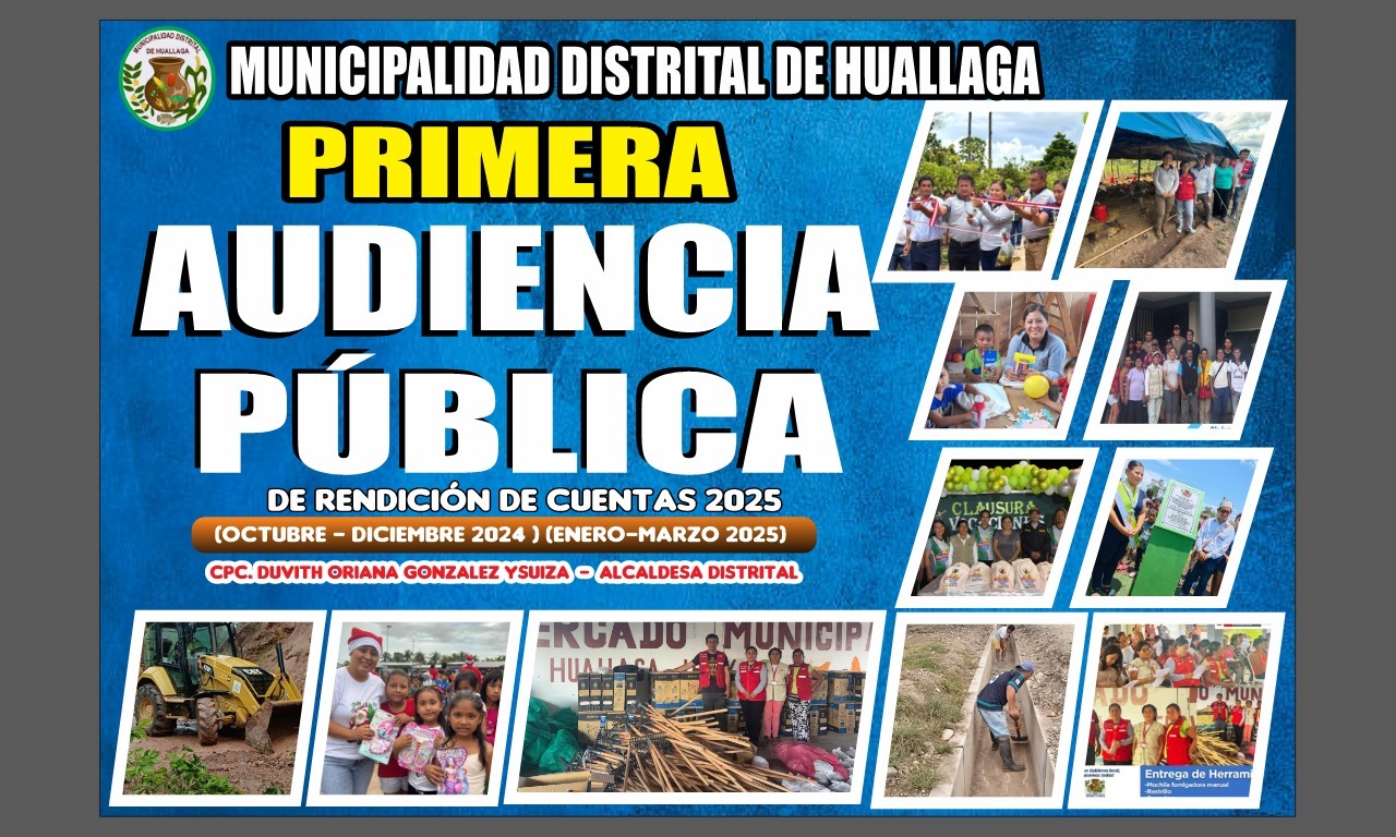 Invitación a I Audiencia Pública 2025