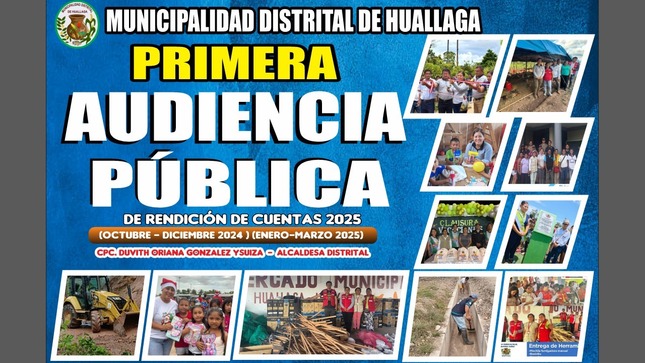 Invitación a I Audiencia Pública 2025