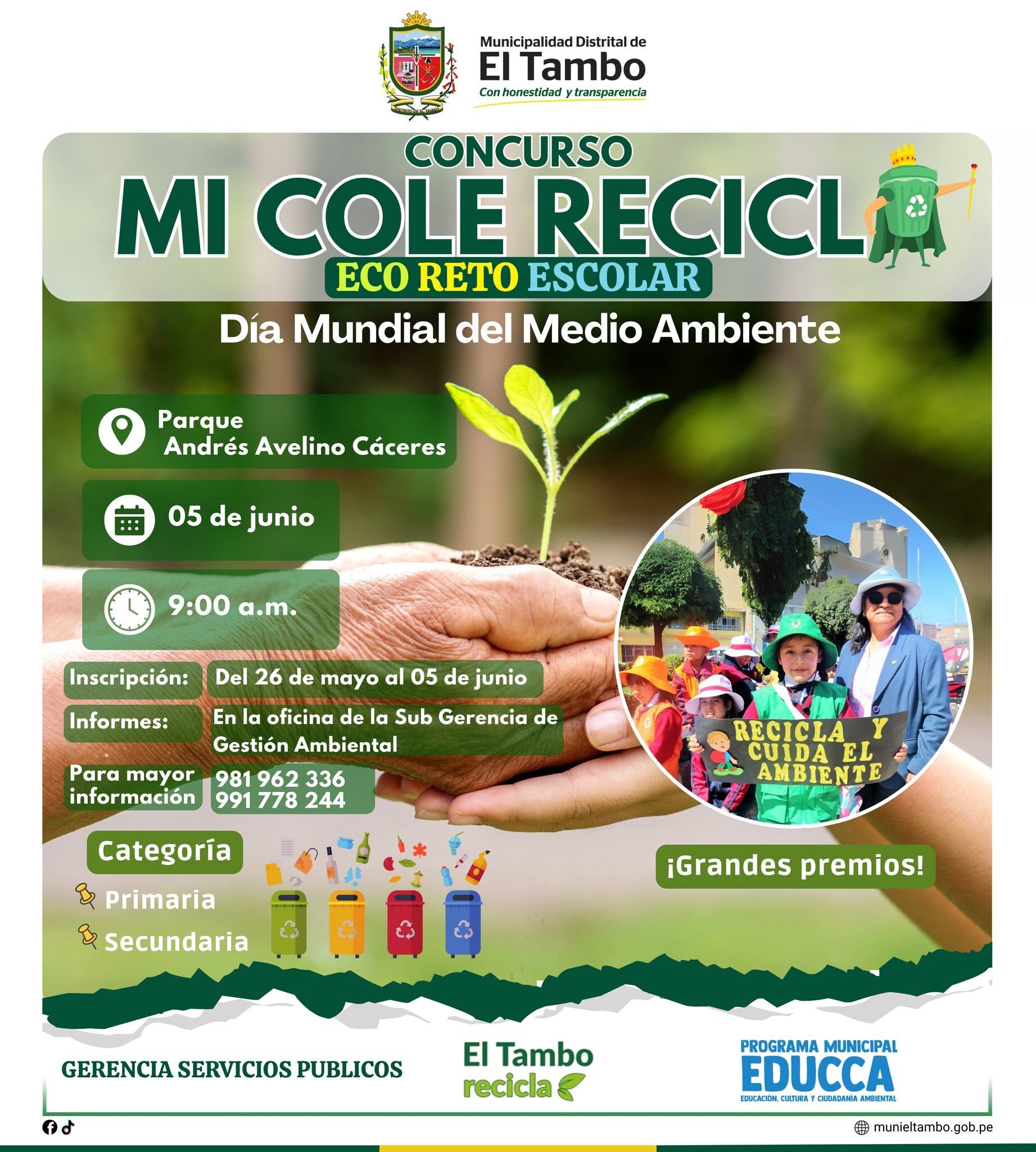 EcoReto Escolar "Mi Cole Recicla"