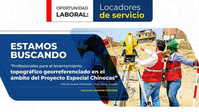 Convocatoria de Locadores Temporales
