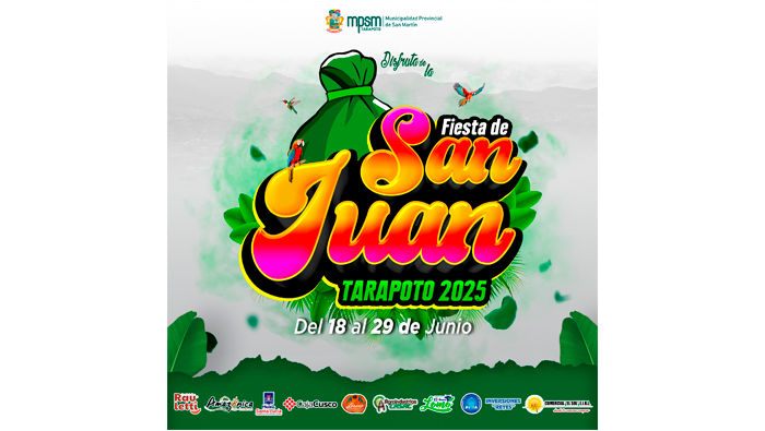 Vive la fiesta de San Juan 2025 en la ciudad de Tarapoto.