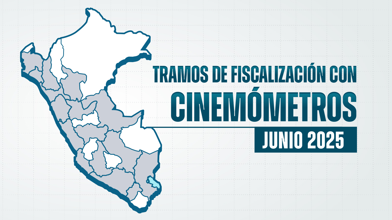 Fiscalización por cinemómetros a nivel nacional - Junio 2025