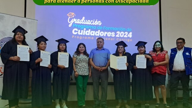 Graduación de 27 Cuidadoras Para Atender a Personas con Discapacidad