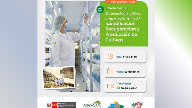 Biotecnología y Micropropagación en la AF Identificación, Recuperación y Producción de Cultivos
