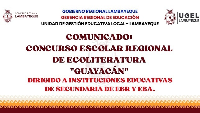 Concurso Escolar Regional de Ecoliteratura "Guayacán"