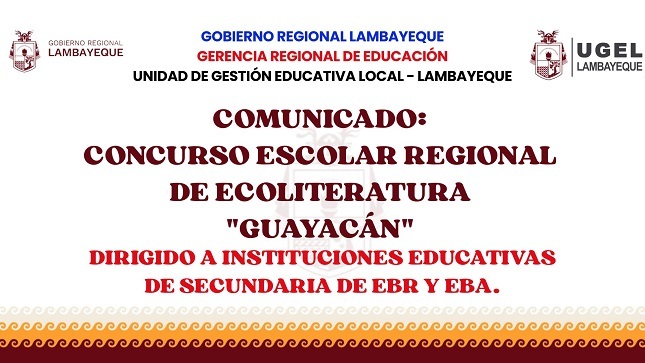 Concurso Escolar Regional de Ecoliteratura "Guayacán"