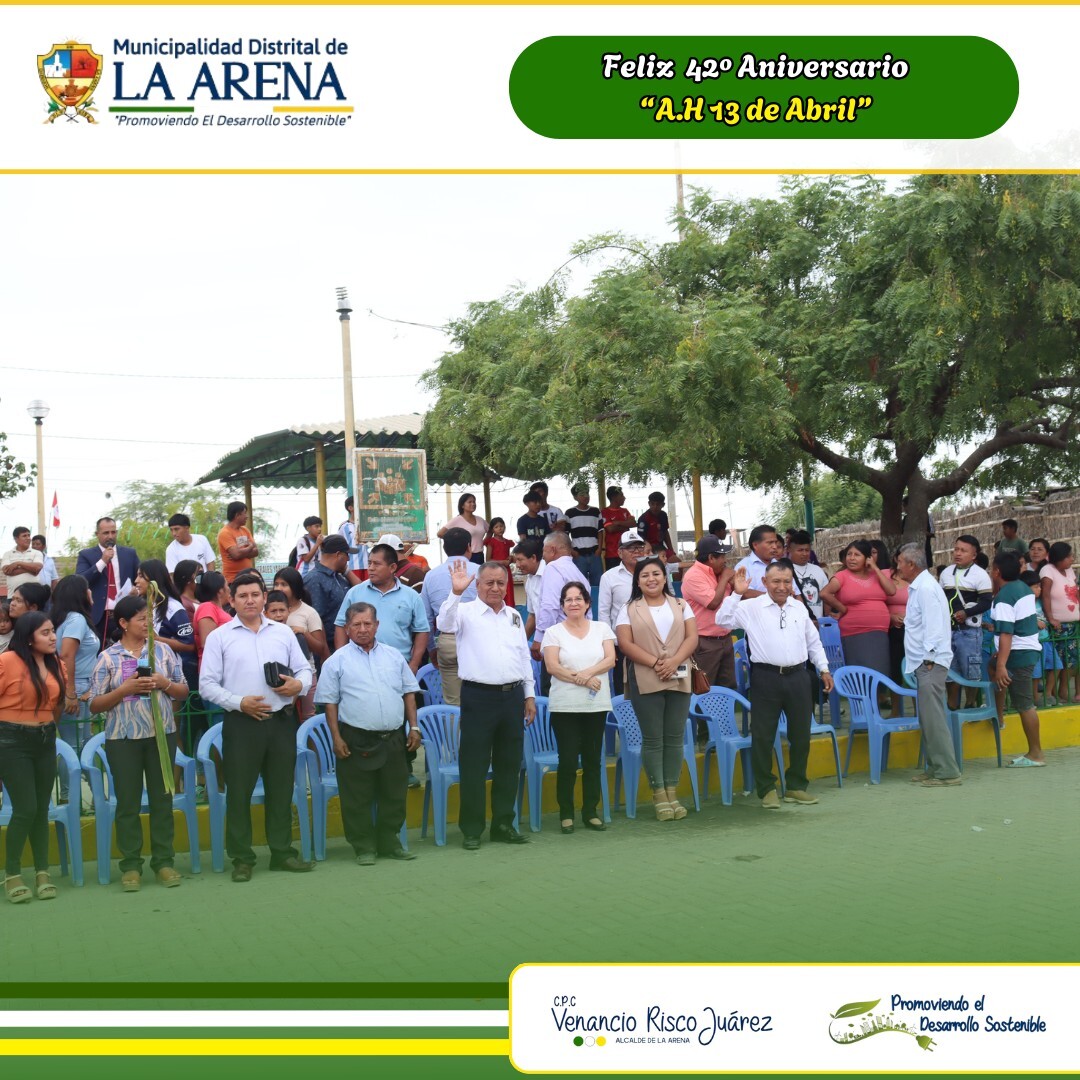 A.H Trece De Abril CELEBRÓ SU 42° ANIVERSARIO