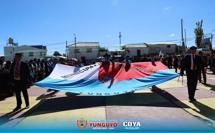 ALCALDE DE YUNGUYO PARTICIPÓ EN EL 42° ANIVERSARIO DEL DISTRITO DE ANAPIA
