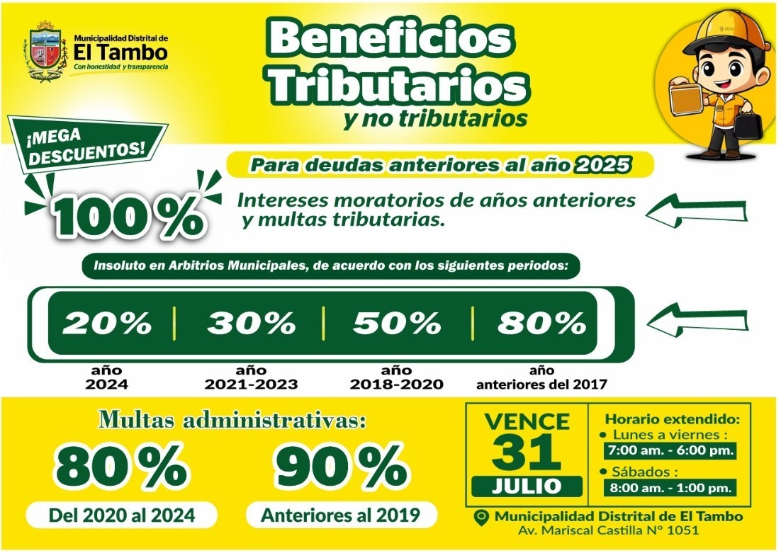 Campaña Beneficio Tributario y No Tributarios
