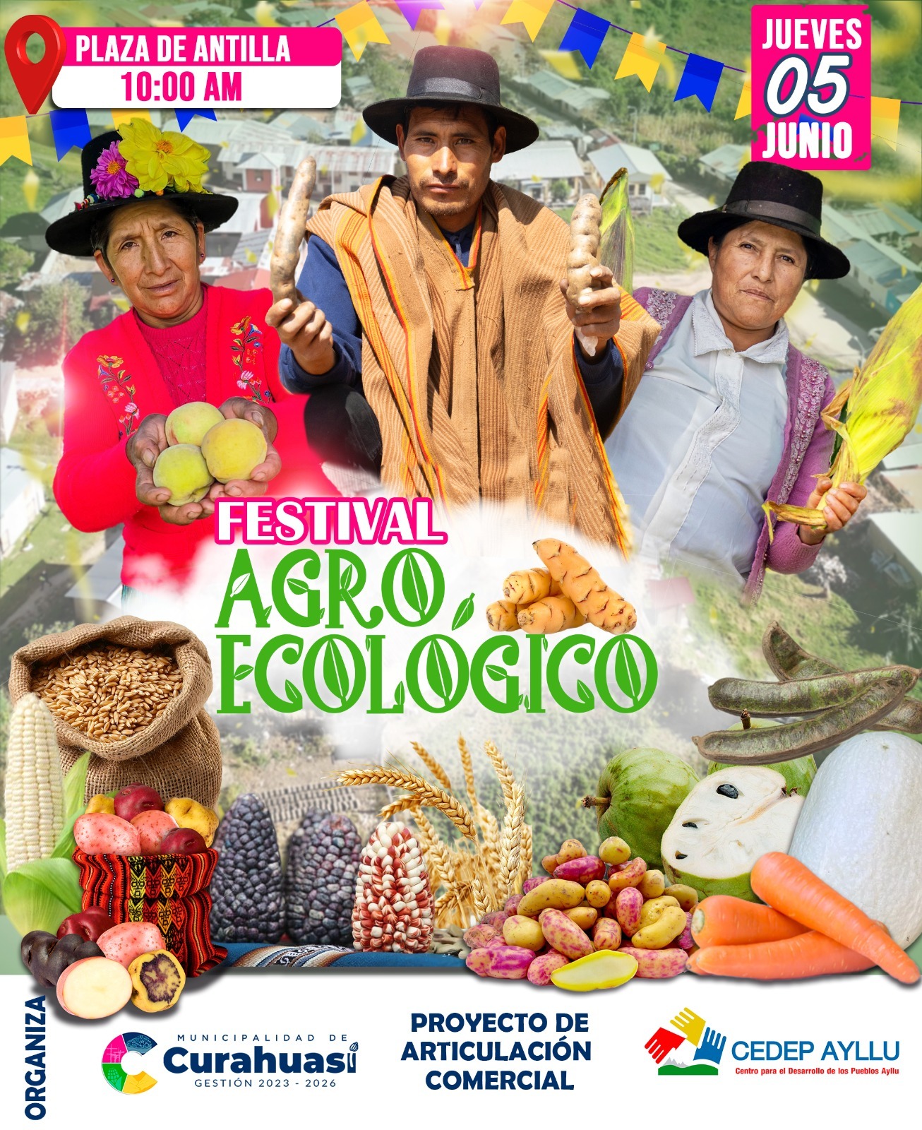 Vamos todos al Festival Agroecologico en la Comunidad de Antilla