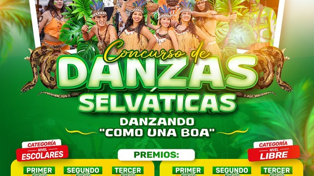 domingo 22 de junio a las 5:00 p.m. en la Plaza Principal de Mazamari.