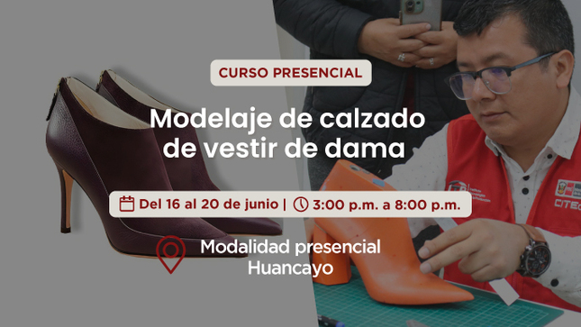 Modelaje de calzado de vestir de dama