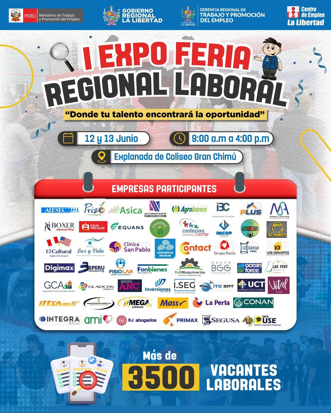I Expo Feria Regional Laboral 3500 vacantes