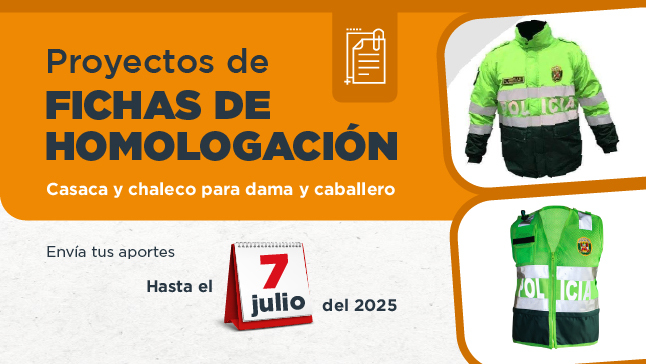 Publicación del proyecto de Ficha de Homologación