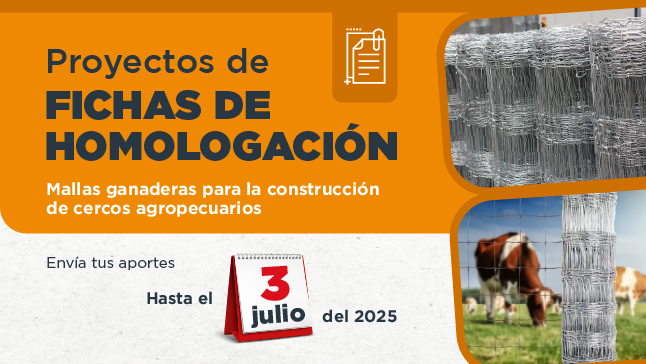 Publicación del proyecto de Ficha de Homologación