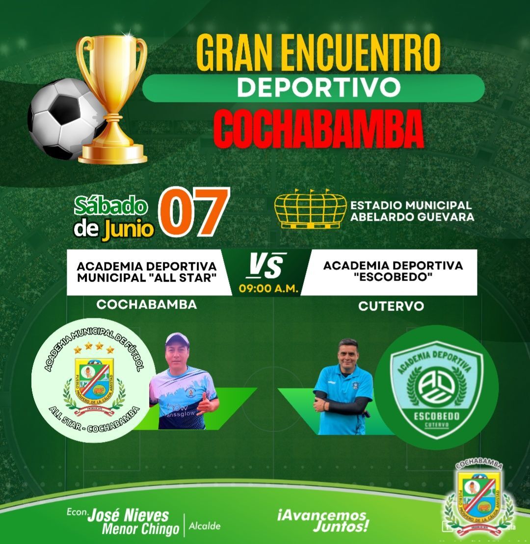 Afiche de Encuentro Deportivo