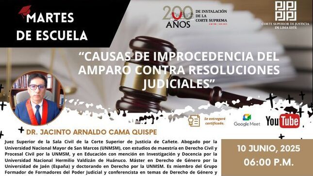 Ponente : DR. JACINTO ARNALDO CAMA QUISPE