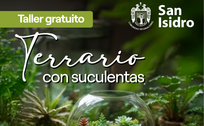 Taller gratuito de terrarios con suculentas