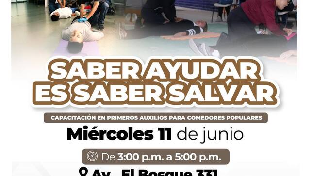 Capacitación a comedores populares