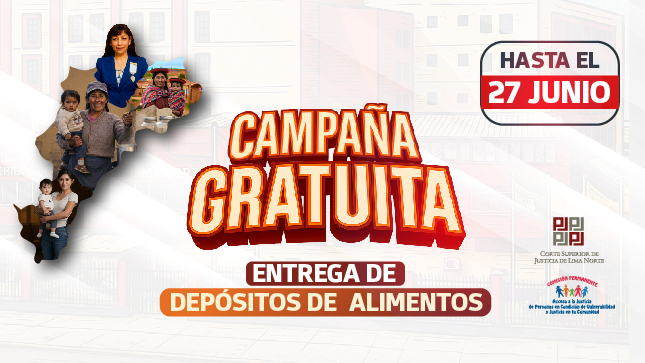 Campaña gratuita:  Entrega de depósitos de Alimentos