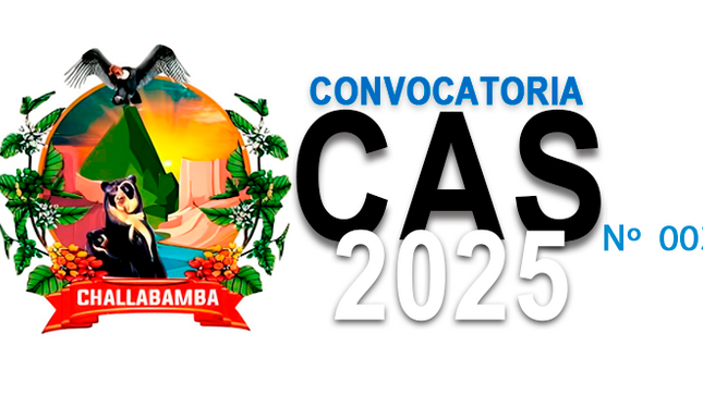 Convocatoria CAS N° 003-2025-MDCH