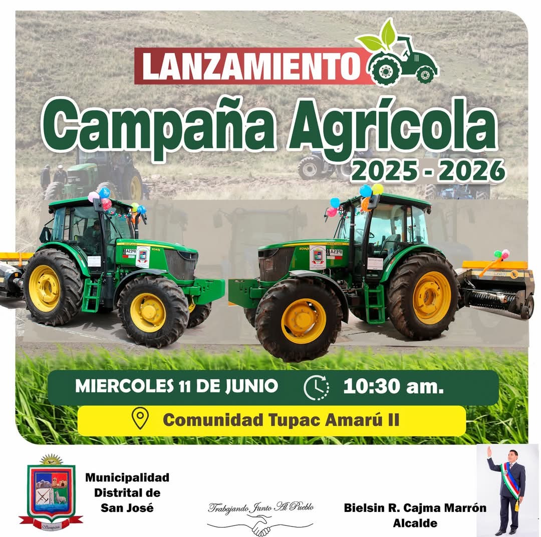 LANZAMIENTO DE CAMPAÑA AGRICOLA