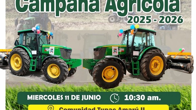 LANZAMIENTO DE CAMPAÑA AGRICOLA