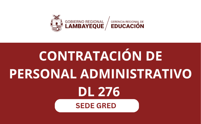 Contratación personal administrativo 276