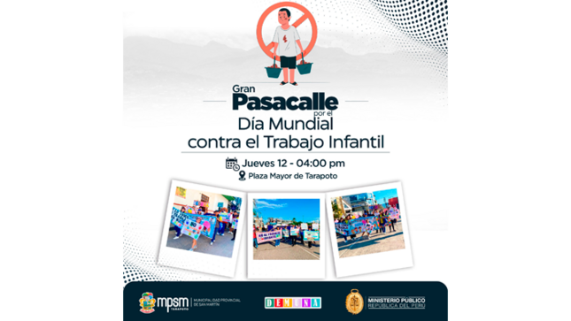 Gran pasacalle por el Día Mundial contra el Trabajo Infantil.