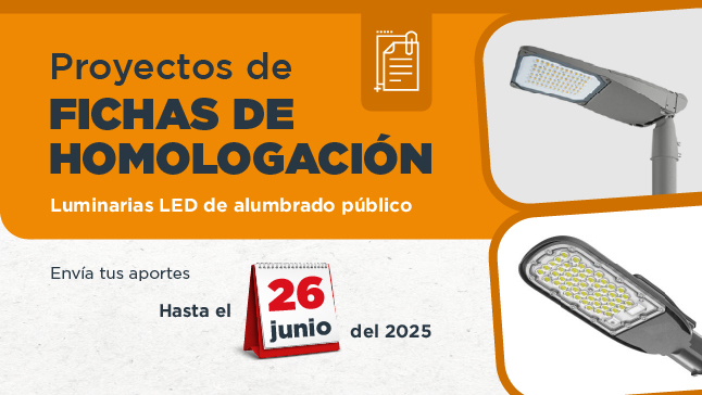 Publicación del proyecto de Ficha de Homologación