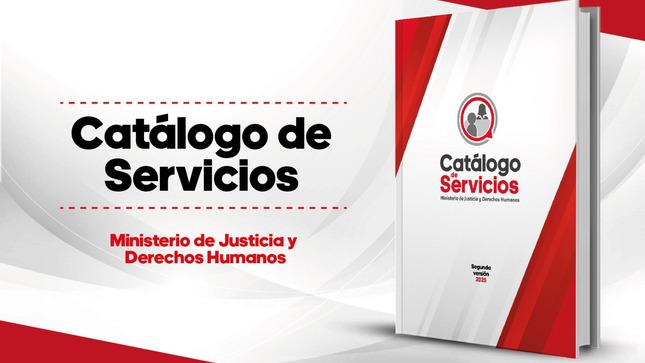 Catálogo de servicios MINJUSDH