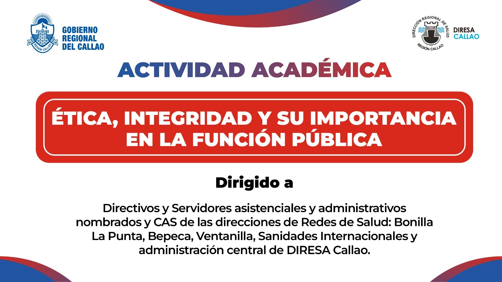Actividad Académica "Ética, Integridad y su importancia en la función pública"