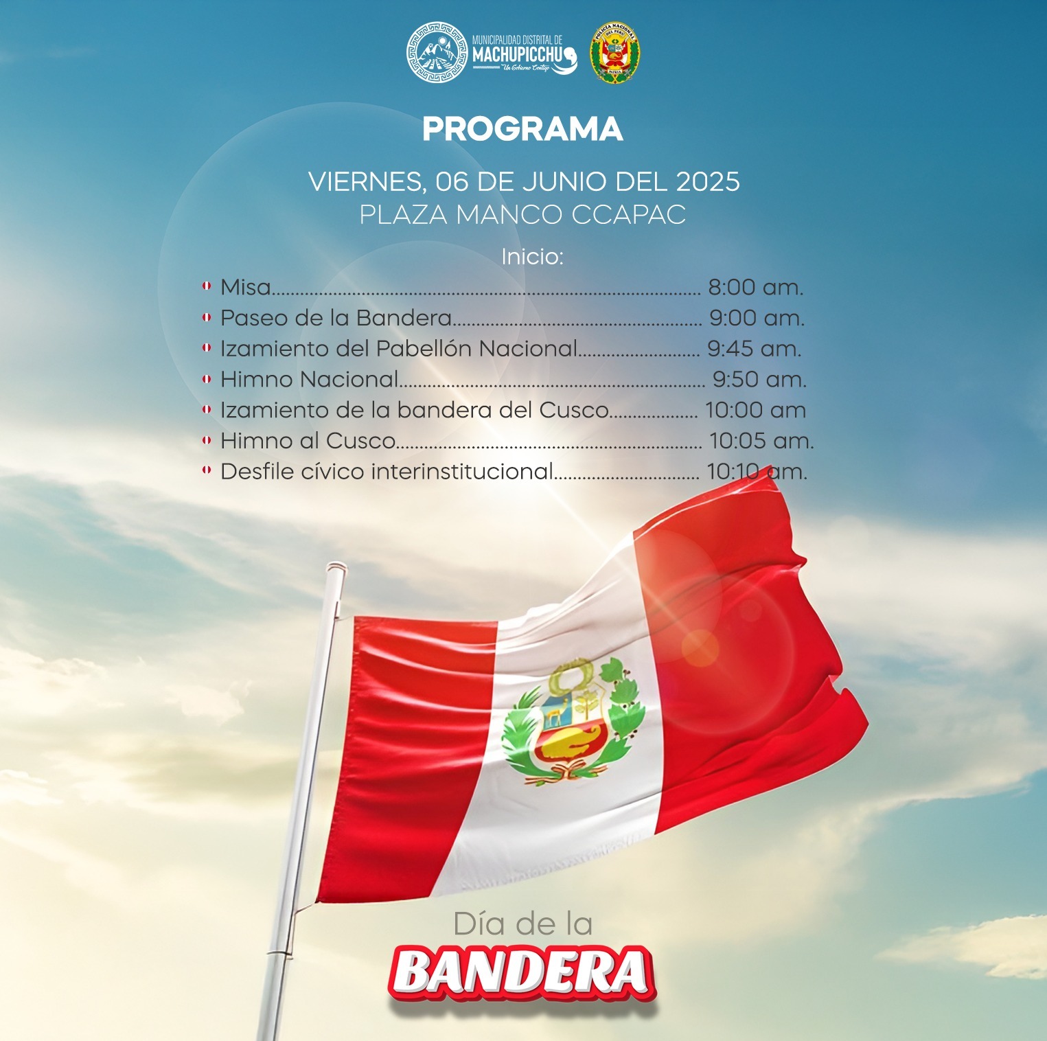 ¡Este 6 de junio conmemoramos juntos el Día de la Bandera!